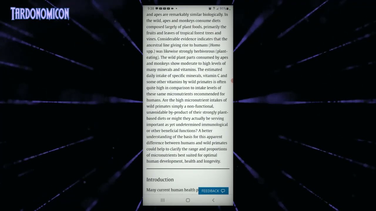 2023 10 27 1 Still More Dietary Wisdom Of The Great Apes  Eating For EyeHealth