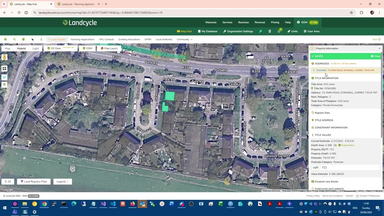 How to set up a property planning application alert
