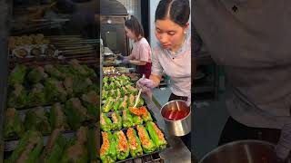 Amazing Street Food Cooking 🦑 Spicy Baby Octopus Sizzling on Iron Plate #Shorts