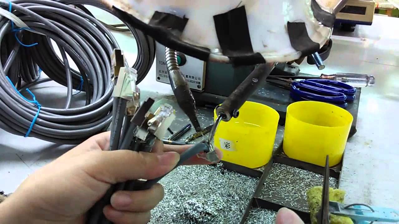 2、LAN CABLE Production Procedure YouTube
