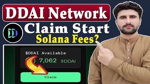 DDAI Network Token Claim Start | DDAI Token Claim Solana Fees? | Rizwan Baloch 2.0
