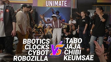 Clocks, Robozilla, Bbotics, Cybot vs Judges [Robot Finals] // Unimate x stance