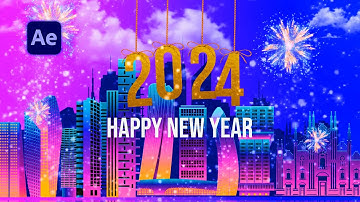 New year Motion Graphics For 2024 In After Effects