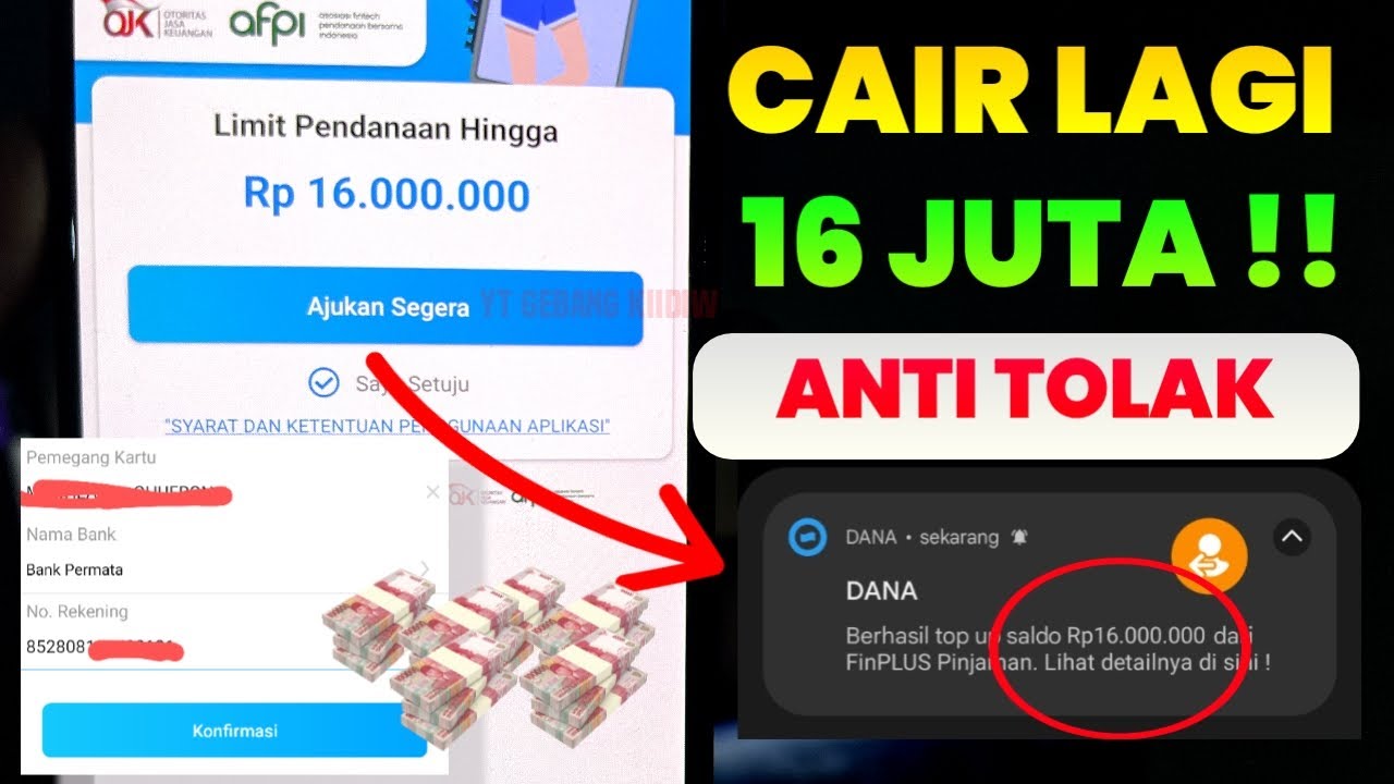Resmi Ojk ✅ Cara Ajukan Pinjaman di Aplikasi FinPLUS Pinjaman | Pinjol Mudah Cair Bisa ke DANA