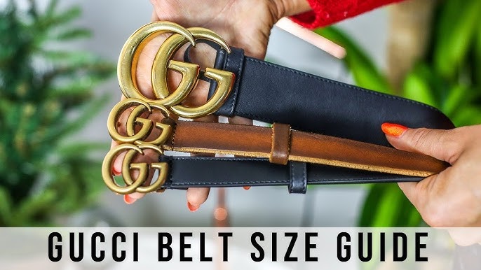 Gucci Belt Sizing Tips, US fashion
