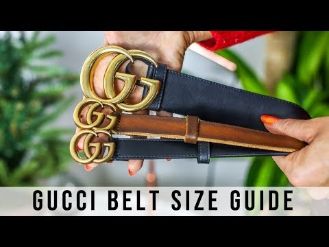 gucci marmont belt size