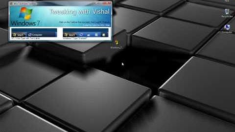 how to change your windows vista or XP icons to the windows 7 icons