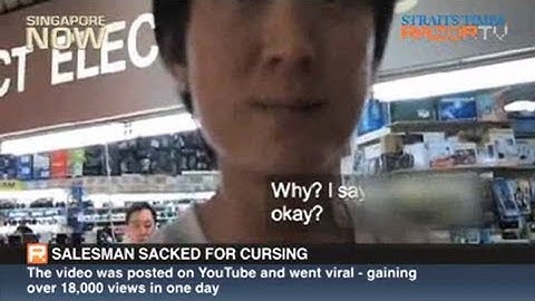 Salesman sacked for cursing (Sim Lim spat Pt 1)