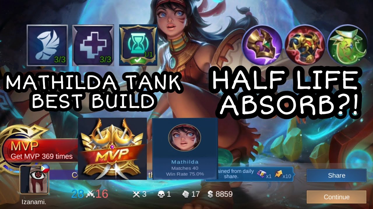 UNLIMITED 1ST SKILL! MATHILDA TANK BEST BUILD 2021 || BEST OF THE ...