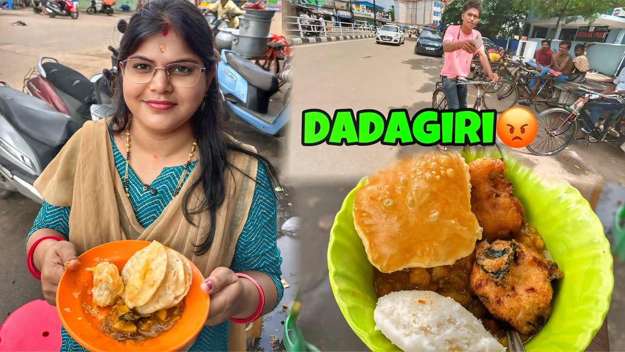 Puri ରେ ହେଲା Breakfast ସହିତ ଝଗଡା 😤 ₹30 ରେ ଏତେ ବଢିଆ ଲସି! @basudevvlogs h