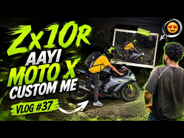 ★まきページ ★ Kawasaki ZX 10R modification at motor X custom ￼😱🇮🇳/Vlog #37