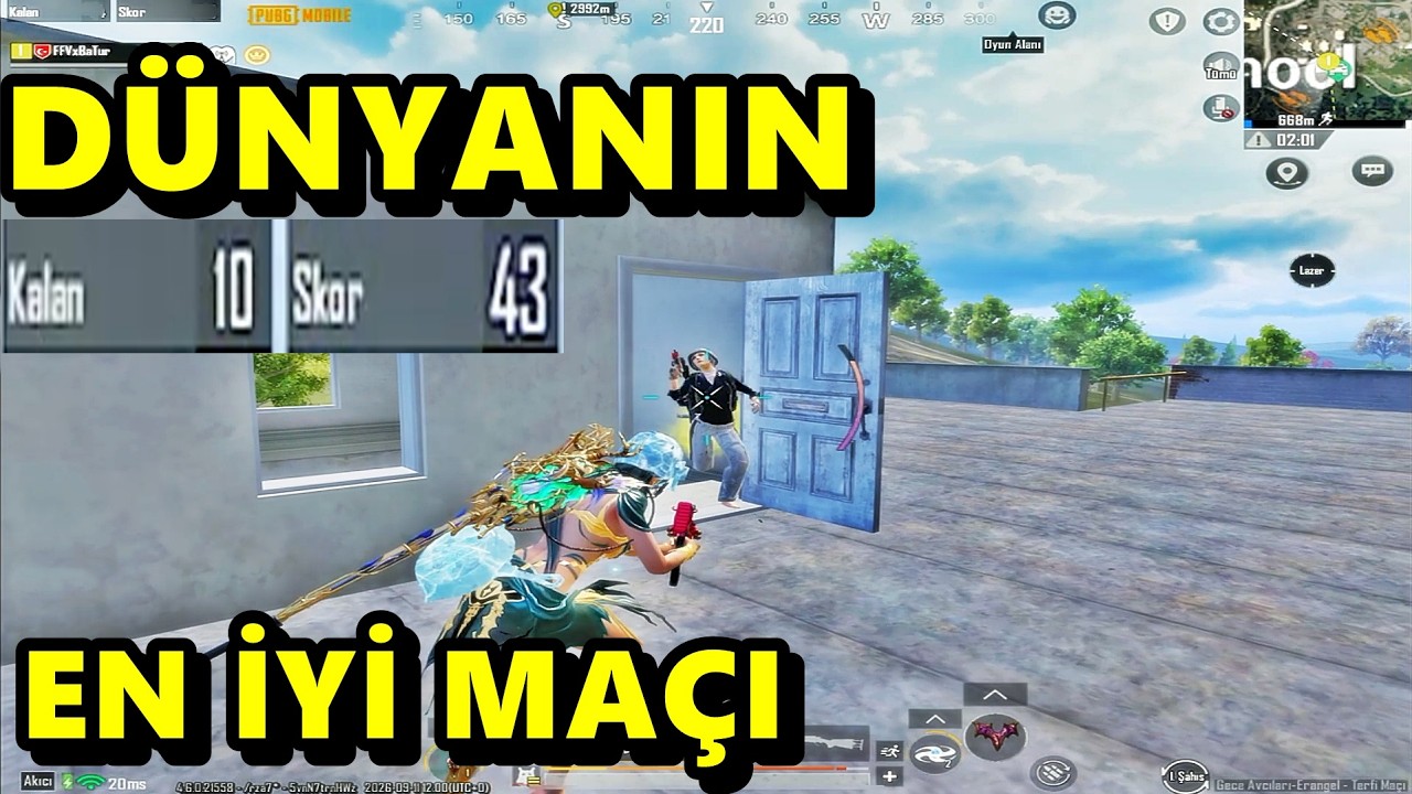 DÜNYANIN EN İYİ MAÇI BU MOD BENİM MODUM ! BATUR GAME SOLO SQUAD PUBG MOBİLE