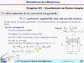 Rdm sequence 4  contraintes tangentielles