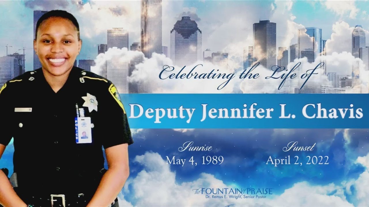 Funeral service for Harris Co. Pct. 7 Deputy Constable Jennifer Chavis