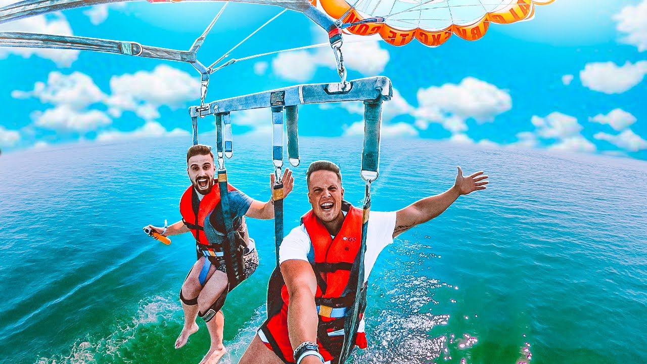 FÉRIAS 2022 NO ALGARVE EP.3 - FIZ PARASAILING PELA PRIMEIRA VEZ !!!