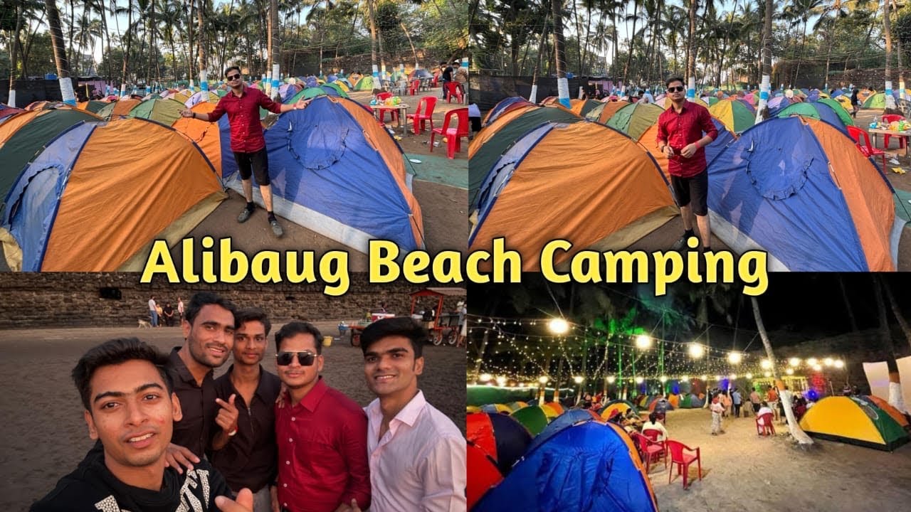 Arabian sea Camping Alibaug⛺️ Alibaug Beach campign || Sadab khan Vlogs