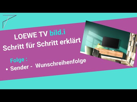 Loewe TV bild i Senderliste erstellen - YouTube