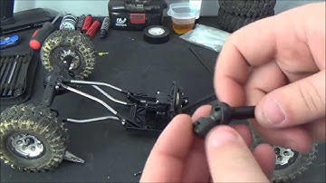 SCALE ADVENTURES Project Wraith Part 3 axles and driveshafts