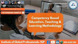 Competency Based Education, Teaching & Learning Methodology