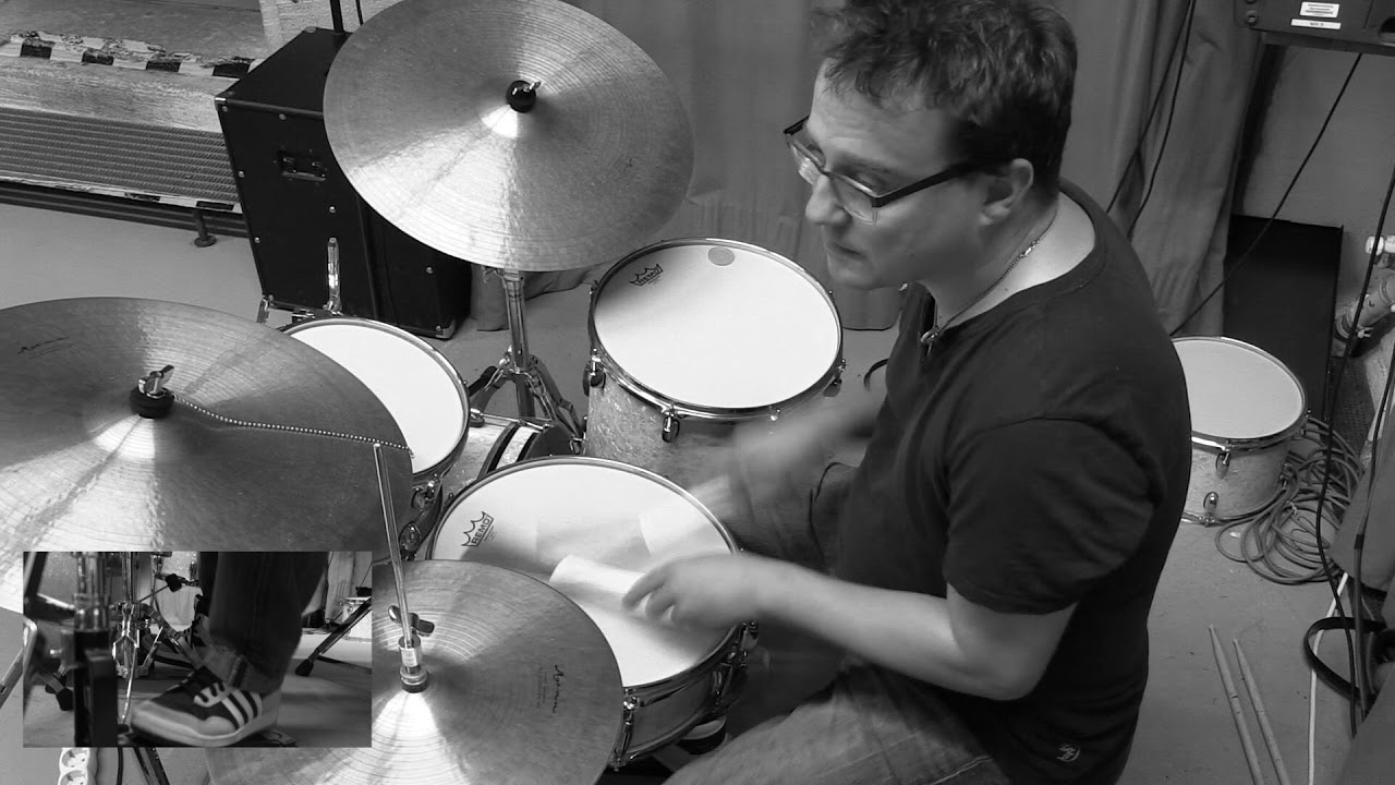 Jazz Exercises For Drummers Exercise 2 Page 12 Brushes by Markus Faller