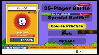 Super Mario 35 - 10 Win Streak Hype