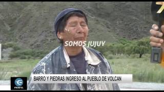 Jujuy: Alud en "Volcán" desgarradoras imágenes