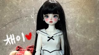 🎁 치카비 미니 카나리아 BJD 개봉기 🖤 | 설렘 가득 생일 선물 + 메쿠 원정 후기 ✨