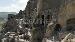 The Ancient Cave Monastery Vardzia - Georgia Stock Footage - Envato Elements