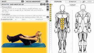 Weighted Jack   Knife Sit   Up