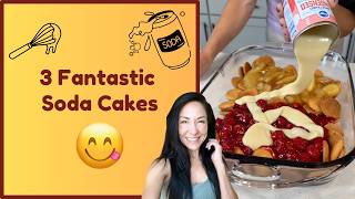 3 fantastic Soda Cakes #cakeideas #easybaking #cakerecipe #easybaking #soda