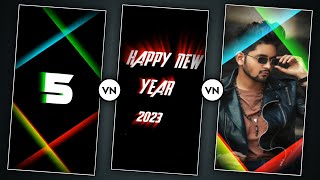 Happy New Year 2023 Status Video Editing | New Year Video Editing VN App | VN Video Editor screenshot 3