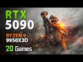 RTX 5090 Ryzen 9 9950X3D Test In 20 Games 4K 