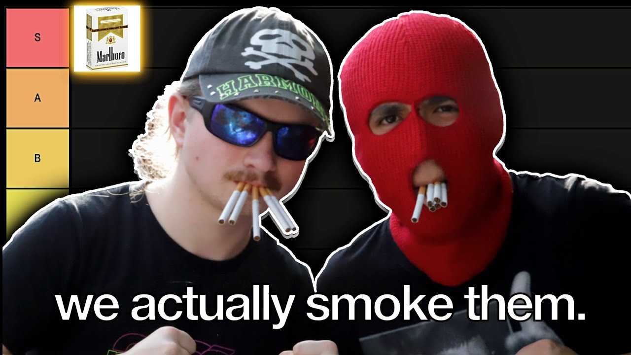 The REAL Cigarette Tierlist ft. @Geopold