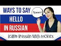 Learn Basic Russian phrases | Ways to say HELLO in Russian