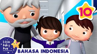 Aku Terluka, Jangan Khawatir! | Kartun \u0026 Lagu Anak Populer | @Little Baby Bum Bahasa Indonesia