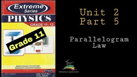 Ethiopian Grade 11 Physics Unit_2 p_5 parallelogram law