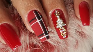 🔥Uñas NAVIDEÑAS | Arte y precisión bajo PRESIÓN 🎄