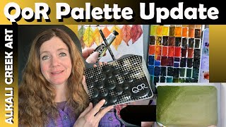 QoR Palette Update FEATURING QoRs OLIVE GREEN - its so PRETTY!