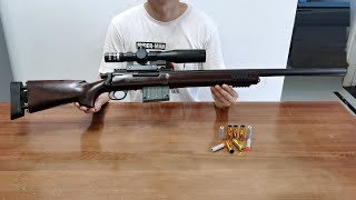 M24 Shell Ejection Soft Bullet Toy Gun Unboxing 2023 - Realistic Sniper Rifle Gun screenshot 5