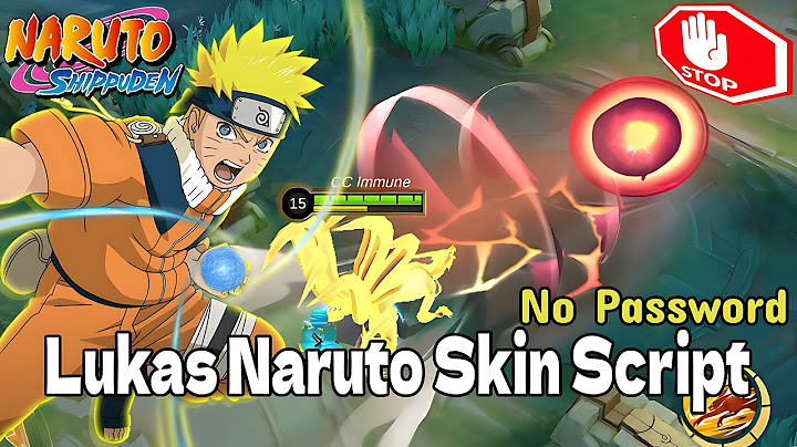 🔥 Naruto Shippuden Skin Script 2025 – Lukas Skin + Voice | No Password | Patch Terbaru