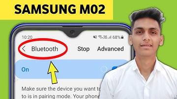 Samsung M02 Bluetooth Not Working Problem and Mobile Bluetooth Settings