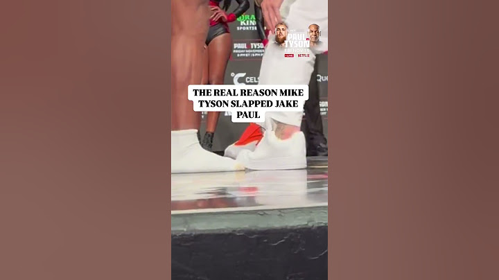 The Real Reason Mike Tyson Slapped Jake Paul Before Their Fight! 🤯👊 #Boxing #FightNight