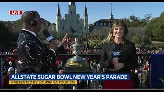 Ryan High School Band in 2026 Sugar Bowl Parade