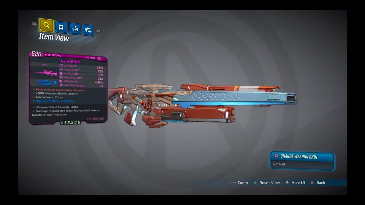 Borderlands 3 The Two Time Purple Unique Item Guide