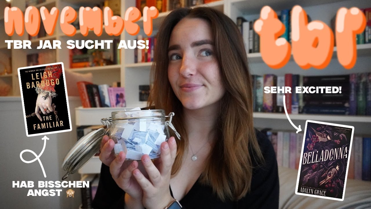 wir suchen meinen november tbr mithilfe meines tbr jars aus! 🍂✨🤎
