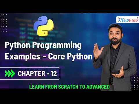 Python Programming Examples - Core Python | Chapter - 12