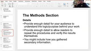 Famous IMRaDR: Methods Explanation Profile
