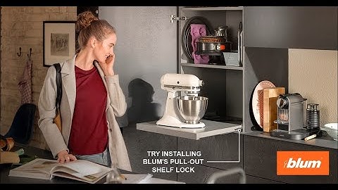 BLUM PULL OUT SHELF LOCK