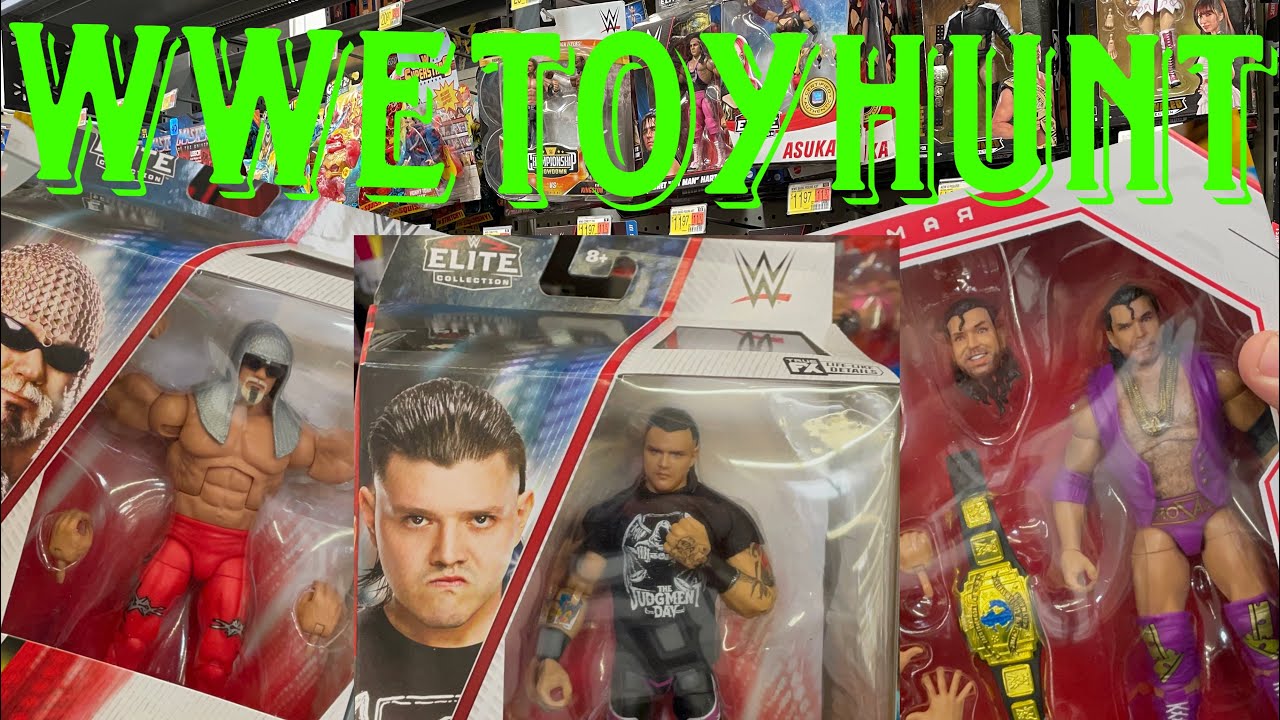 FIRST WWE TOY HUNT OF 2024!!! NEW ELITES!! YouTube