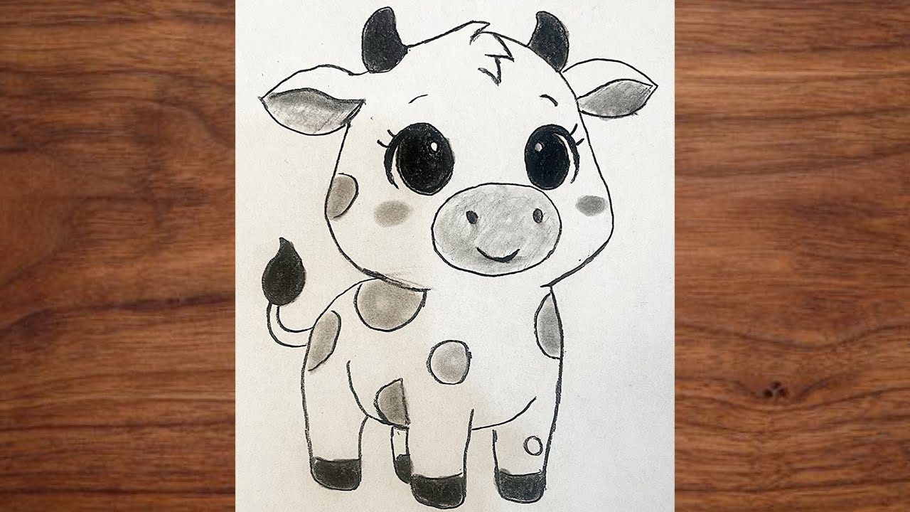 Cute Fantasy Cow Drawing 🎨🐮